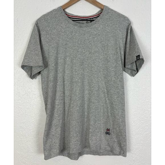 Psycho Bunny Men's Grey Short Sleeve T-Shirt Size Large - Picture 1 of 5